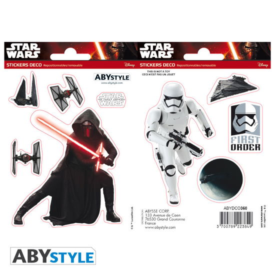 Cover for Abysse Corp · Abydco360 - Star Wars - Aufkleber - 2 Sheets - Kylo Ren/ Trooper X5 - 16x11 Cm (Zabawki) (2019)