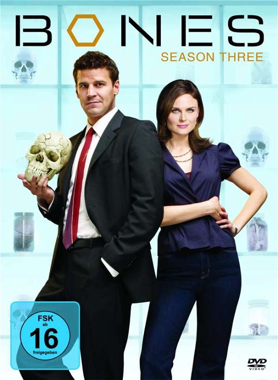 Cover for Bones · Bones - Die Knochenjägerin - Staffel 3 (DVD) (2017)