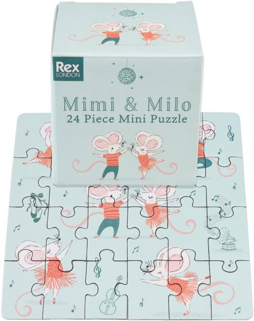 Cover for Mini jigsaw puzzle - Mimi and Milo (Paperback Book) (2023)