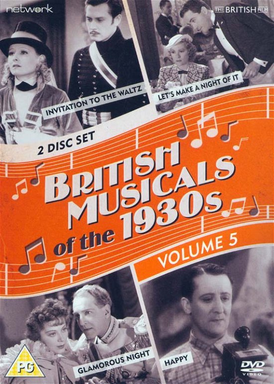 Cover for British Musicals of the 1930s Vol 5 · Happy / Invitation To The Waltz / Glamorous Night / Lets Make A Night Of It (DVD) (2016)