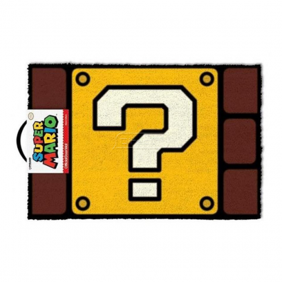 Question Mark Block - Door Mat - Super Mario - Produtos - PYRAMID - 5050293850849 - 