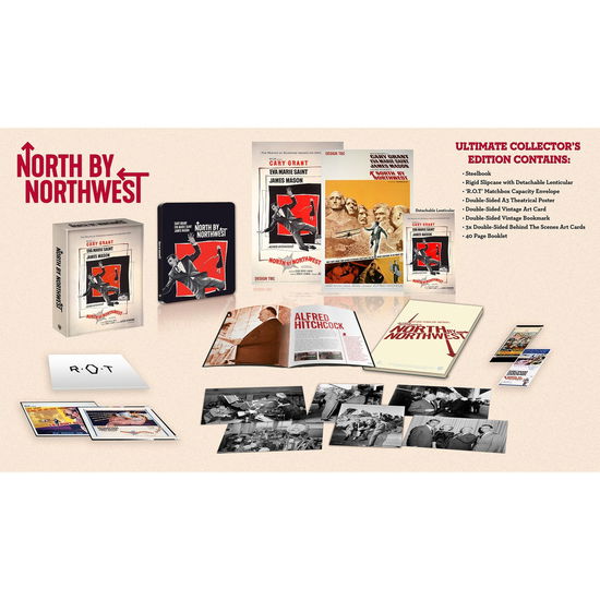 Alfred Hitchcock - North By Northwest Limited Steelbook Ultimate Collectors Edition - North by Northwest: Ultimate Collector's Edition - Filmes - Warner Bros - 5051892247849 - 31 de dezembro de 2024