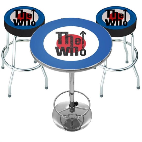 Who Target Bar Set (Table & 2 X Bar Stools) - The Who - Produtos - ROCK SAX - 5060937964849 - 1 de junho de 2022