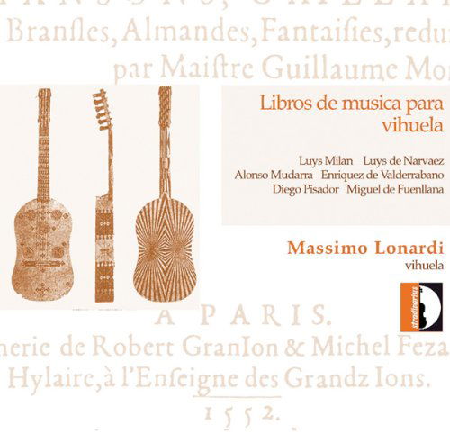 Cover for Massimo Lonardi · 6 Books of Music for the Vihuela (CD) (2009)