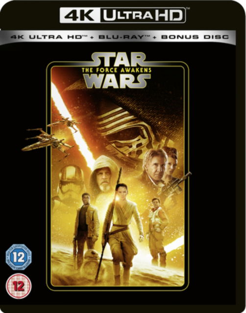 Cover for Star Wars the Force Awakens Uhd BD · Star Wars - The Force Awakens (4K Ultra HD) (2020)