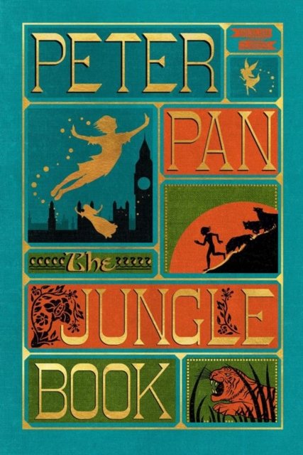 Cover for J. M Barrie · Peter Pan and Jungle Book, The [Minalima Illustrated Classics Intl Boxed Set] (MISC) (2023)