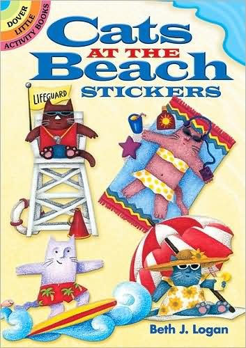 Cats at the Beach Stickers - Dover Stickers - Beth J Logan - Produtos - Dover Publications Inc. - 9780486467849 - 28 de novembro de 2008