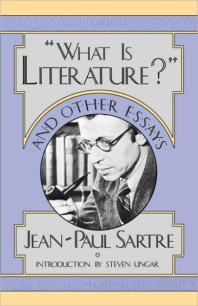 Cover for Jean-Paul Sartre · &quot;&quot;What is Literature&quot; &amp; Other Essays (Paper) (Paperback Bog) (1988)