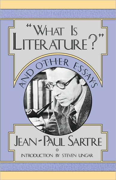 Cover for Jean-Paul Sartre · &quot;&quot;What is Literature&quot; &amp; Other Essays (Paper) (Paperback Book) (1988)