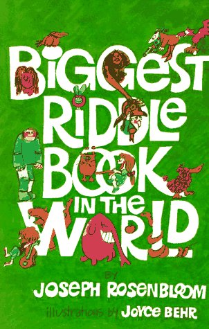 Cover for Joseph Rosenbloom · Biggest Riddle Book in the World (Paperback Book) (1976)