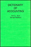 Cover for Scott · Dict of Accounting Pb CB (Hardcover Book) (1985)