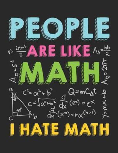 Cover for Jackrabbit Rituals · People Are Like Math I Hate Math (Paperback Book) (2019)