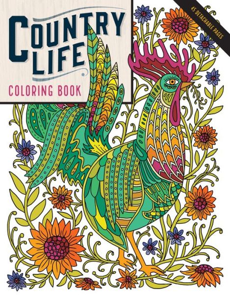 Cover for Caitlin Keegan · Country Life Coloring Book (Paperback Book) (2016)