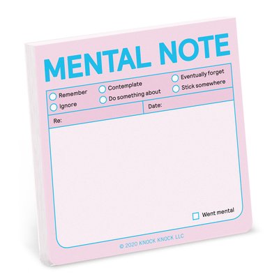 Cover for Knock Knock · Knock Knock Mental Note Sticky Notes (Trycksaker) [Pastel edition] (2020)