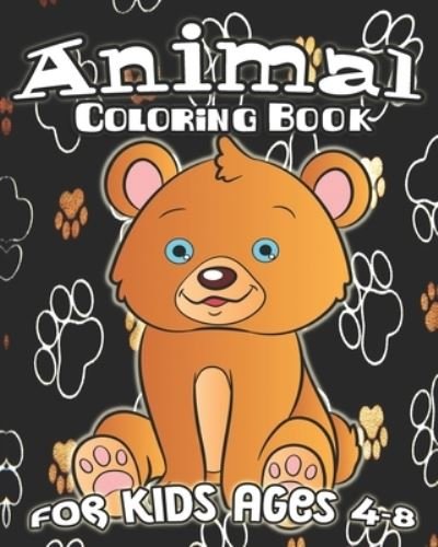 Cover for Nooga Publish · Animal Coloring Book For Kids Ages 4-8 (Paperback Book) (2019)
