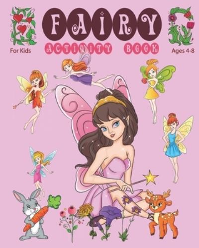 Cover for Nooga Publish · Fairy Activity Book For Kids Ages 4-8 (Paperback Book) (2019)