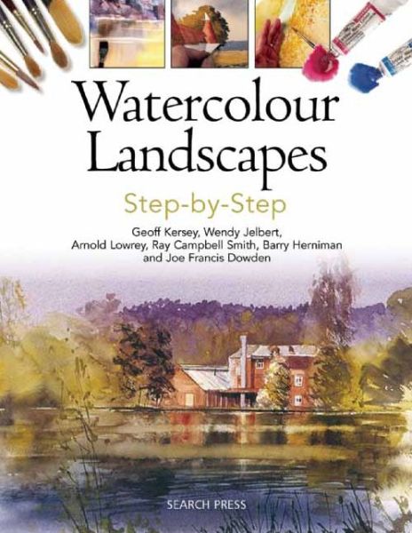 Cover for Geoff Kersey · Watercolour Landscapes Step-by-Step - Painting Step-by-Step (Paperback Book) (2014)