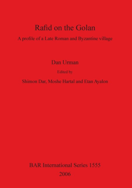 Cover for Dan Urman · Rafid on the Golan (Book) (2006)