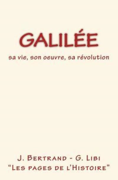 Cover for G Libi · Galilee (Paperback Book) (2016)