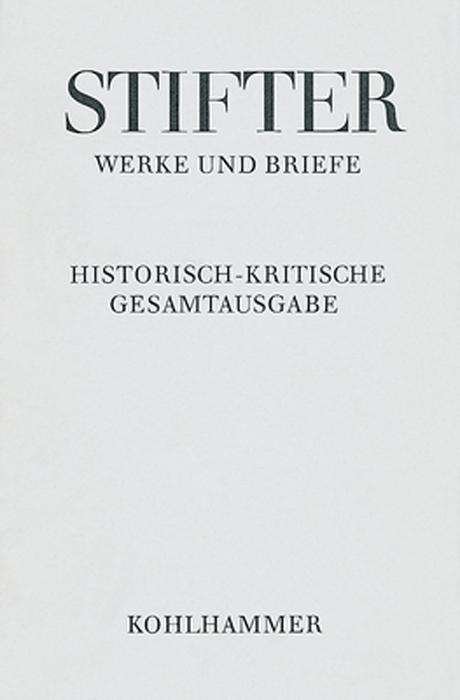 Cover for Adalbert Stifter · Wien Und Die Wiener, in Bildern Aus Dem Leben (Adalbert Stifter: Werke Und Briefe) (German Edition) (Innbunden bok) [German edition] (2005)