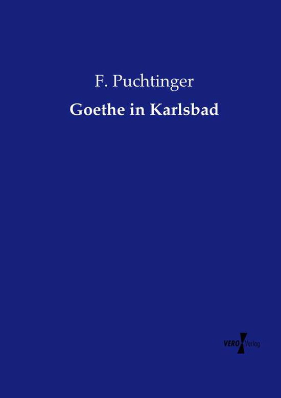 Cover for F Puchtinger · Goethe in Karlsbad (Paperback Book) (2019)