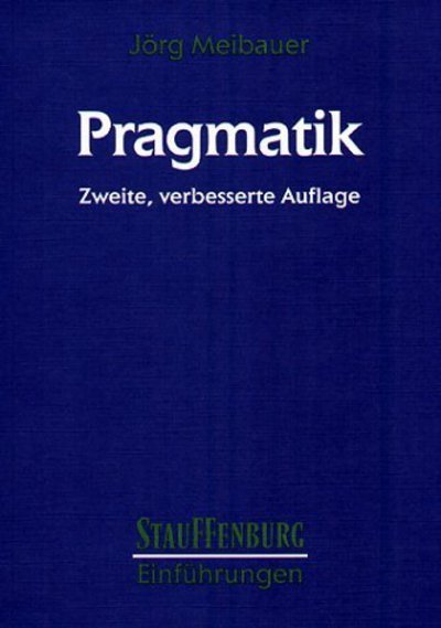 Cover for Meibauer · Pragmatik (Buch)