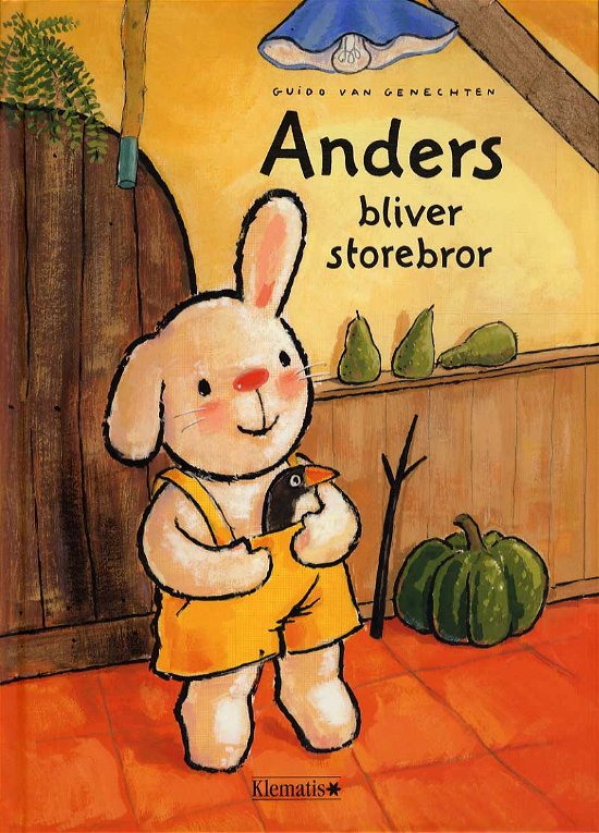 Cover for Guido van Genechten · Anders bliver storebror (Bound Book) [1.º edición] (2013)