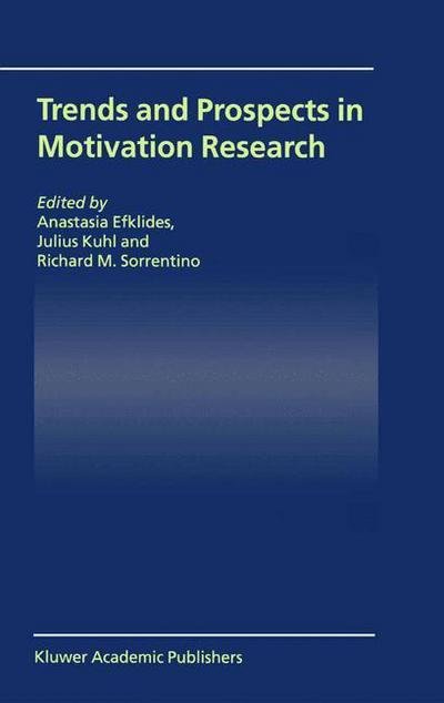Cover for Anastasia Efklides · Trends and Prospects in Motivation Research (Pocketbok) [Softcover reprint of the original 1st ed. 2001 edition] (2011)