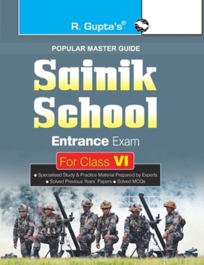 Cover for Sanjay Kumar · Sainik School Entrance Exam Guide for (6th) Class vi (Paperback Book) (2020)