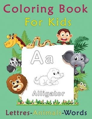 Cover for Smd Design · Coloring Book For Kids, Letters-Animals-words (Paperback Bog) (2020)