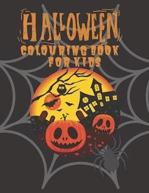 Cover for Gratfulkids Press · Halloween Colouring Book For Kids (Pocketbok) (2020)