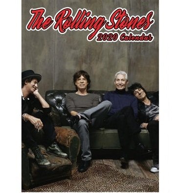 2020 Calendar - The Rolling Stones - Produtos - VYDAVATELSTIVI - 0616906766850 - 1 de junho de 2019