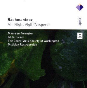 Cover for Rostropovich Mstislav · Rachmaninov: Vespers (CD) (2014)