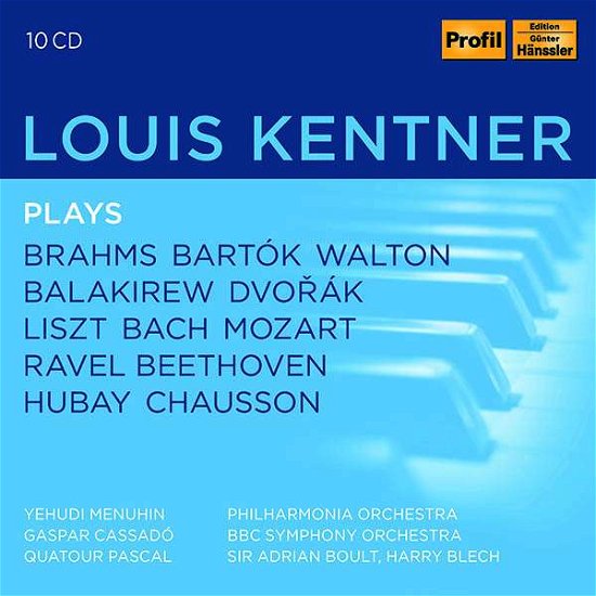 Plays Brahms, Liszt, Bach, Mozart - Louis Kentner - Musikk - PROFIL - 0881488200850 - 19. mars 2021