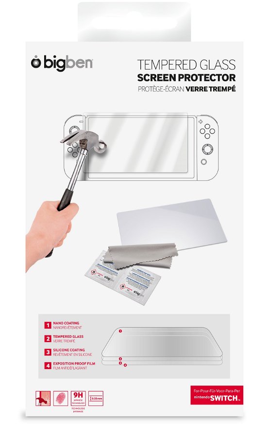 Cover for Nacon · Nintendo Switch - Protection Kit Glas (SWITCH) (2017)