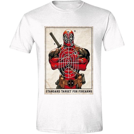 Deadpool - Target Men T-Shirt - White - Deadpool - Andet -  - 3700334702850 - 