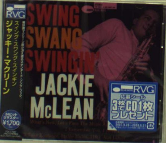 Cover for Jackie Mclean · Jackie Mclean - Swing Swang Swingin (CD)