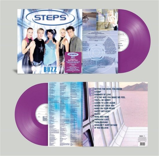 Cover for Steps · Buzz (Neon Violet Vinyl) (LP) (2024)