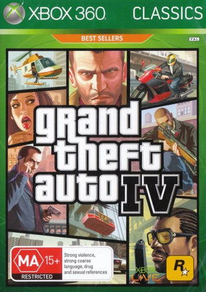 Cover for Game · Grand Theft Auto Iv (Xbox 360) (DVD)