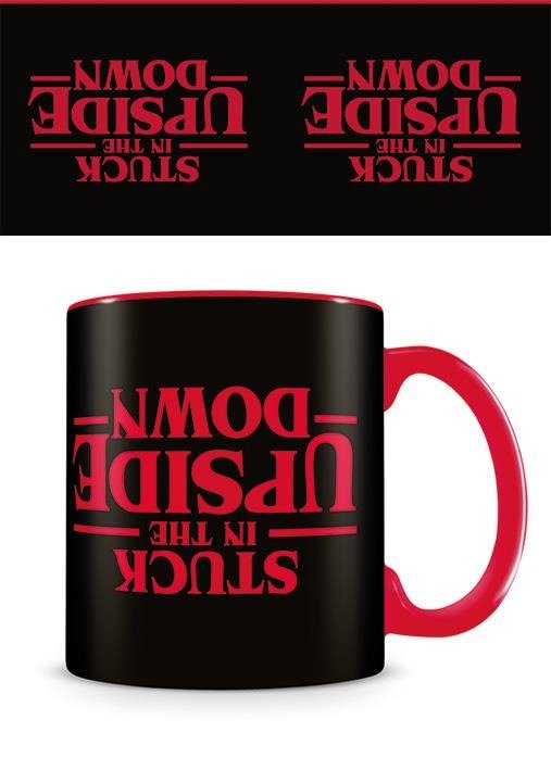 Ceramic Mug With Upside Down Stuck In The Upside Down Graphic In Presentation Bo - Pyramid - Merchandise - Pyramid Posters - 5050574252850 - 1. februar 2021