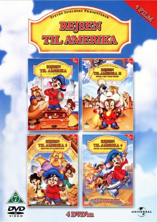 Rejsen til Amerika 1-4 -  - Movies - JV-UPN - 5050582875850 - November 15, 2011