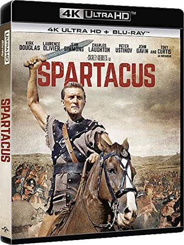 Cover for Tony Curtis,kirk Douglas,john Gavin,john Ireland,charles Laughton,herbert Lom,alex North,laurence Olivier,leo Penn,jean Simmons,woody Strode,peter Ustinov · Spartacus (4k Uhd+blu-ray) (Blu-Ray) (2020)