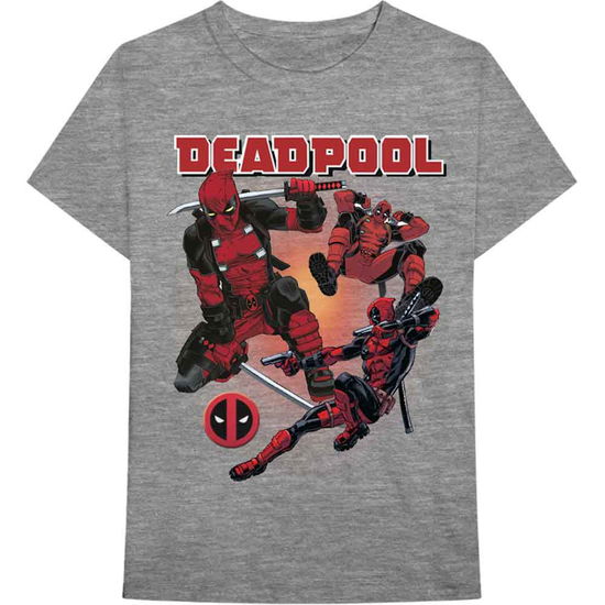 Marvel Comics Unisex T-Shirt: Deadpool Collage 1 - Marvel Comics - Produtos -  - 5056170674850 - 