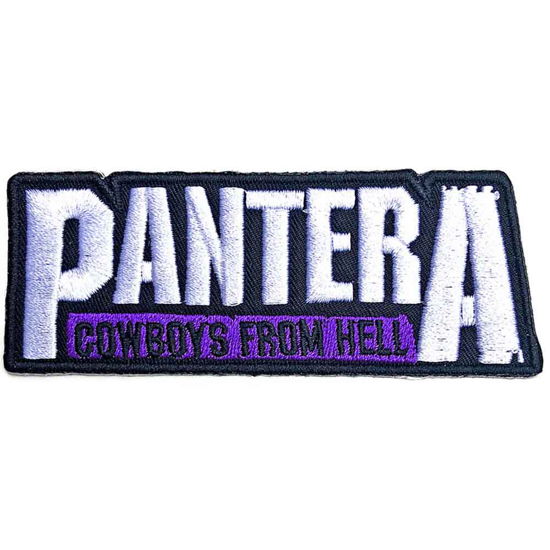 Pantera Standard Woven Patch: Cowboys from Hell - Pantera - Marchandise -  - 5056368633850 - 