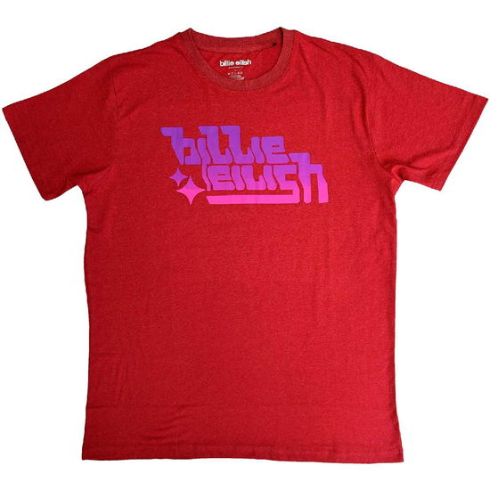 Billie Eilish Unisex T-Shirt: Purple Logo - Billie Eilish - Merchandise -  - 5056561063850 - 