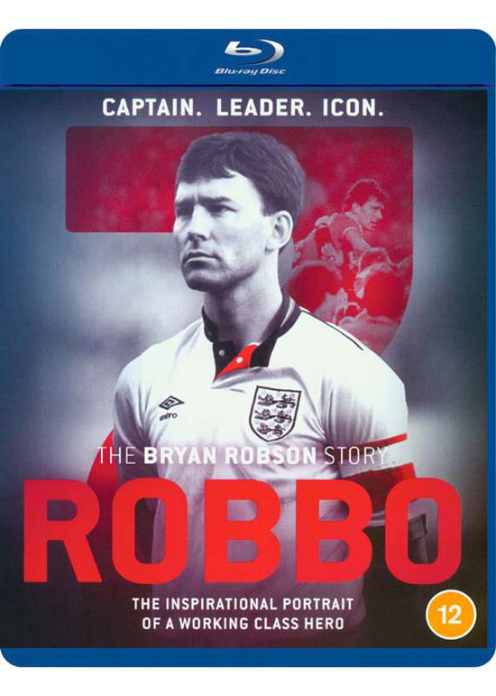 Cover for Robbo: the Bryan Robson Story · Robbo - The Bryan Robson Story (Blu-Ray) (2021)