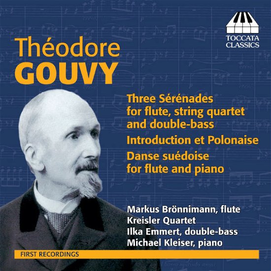 Cover for Gouvy / Broennimann / Kreisler Quartet / Emmert · Serenades for Flute &amp; Strings (CD) (2013)