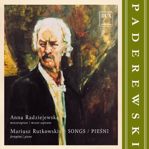 Cover for Paderewski / Radziejewska / Rutkowski · Complete Songs (1860-1941) (CD) (2007)