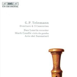Overtures & Concertos - Telemann / Laurin / Caudle / Arte Deo Suonotori - Musik - BIS - 7318590011850 - 26 november 2002