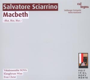 Macbeth - S. Sciarrino - Musiikki - COL LEGNO - 9120031340850 - torstai 25. lokakuuta 2012